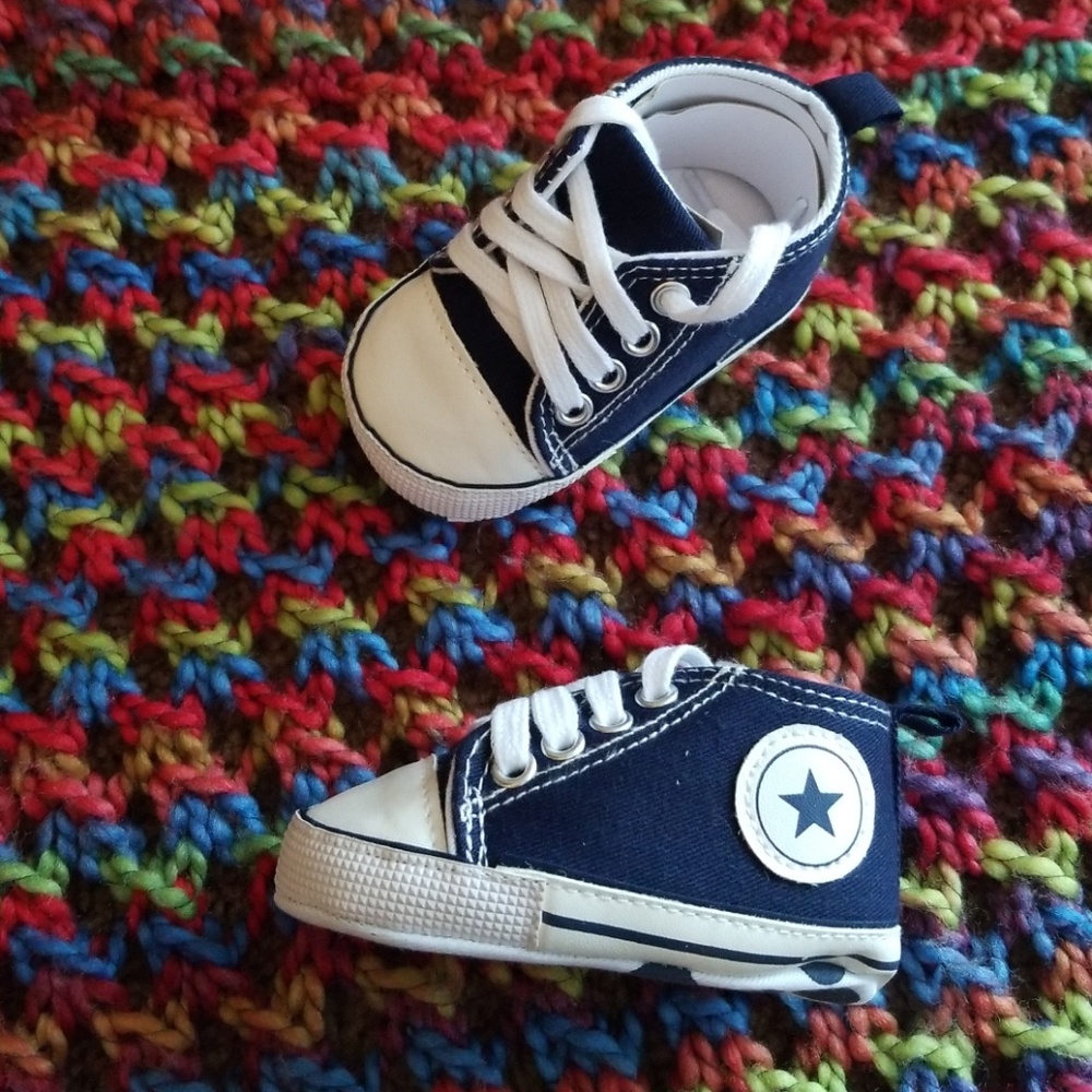 Baby converse *new!-onsie included